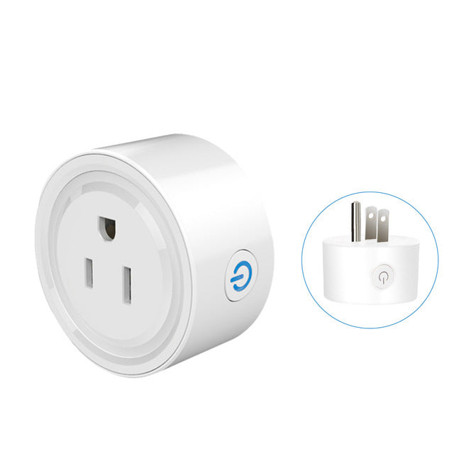 Tuya Mini Wi-Fi Smart Plug – US Plug, Alexa & Google, No Hub, Timer, 10A/1200W